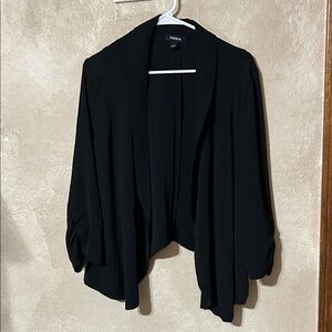 Torrid Black Open-Front jacket